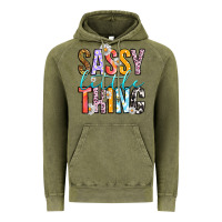Vintage Olive sassy little thing Vintage Hoodie - RanaPortraitStore