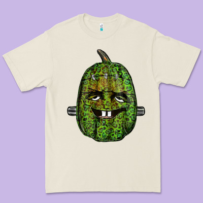 Leopard Pumpkin Frankestein Premium Tee Designed By Ranaportraitstore