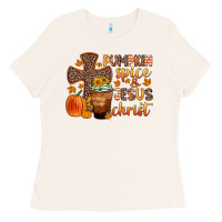 Bone pumpkin spice and jesus christ Ladies Tee - Zillion Design Studio