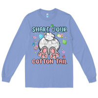 Colony Blue shake your cotton tail Long Sleeve Tee - MaliasSmallBusiness