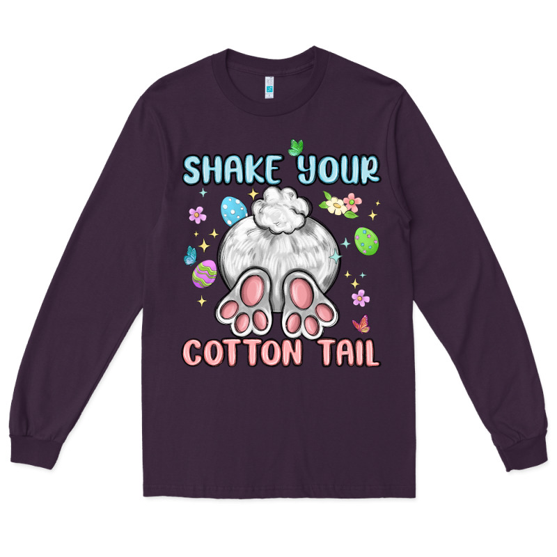 Shake Your Cotton Tail Long Sleeve Tee by MaliasSmallBusiness | Teevron
