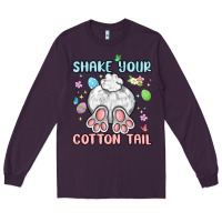 Plum shake your cotton tail Long Sleeve Tee - MaliasSmallBusiness