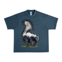 Midnight Navy skunk Urban Heavy Tee - LillyAllenDesigns