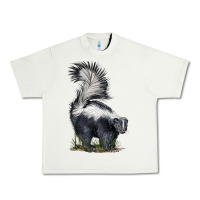 Pistachio skunk Urban Heavy Tee - LillyAllenDesigns