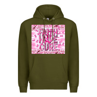 Army Green Faith hope cure Cancer Premium Hoodie - NancyCooperArtShop