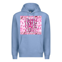 Colony Blue Faith hope cure Cancer Premium Hoodie - NancyCooperArtShop
