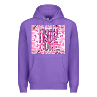 Purple Faith hope cure Cancer Premium Hoodie - NancyCooperArtShop