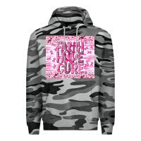 Slate Camo Faith hope cure Cancer Premium Hoodie - NancyCooperArtShop