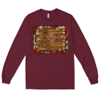 Burgundy christmas background Long Sleeve Tee - JahusDesignShop