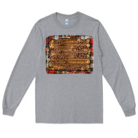 Heather Grey christmas background Long Sleeve Tee - JahusDesignShop