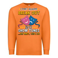 Carrot My Brain is 95% Show Tunes. Funny Theatre Gift. Premium Sweatshirt - Bettercallsaul