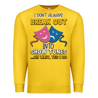 Lemon My Brain is 95% Show Tunes. Funny Theatre Gift. Premium Sweatshirt - Bettercallsaul