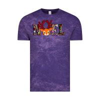 Cloud Purple noel reindeer Vintage Tee - AdoDesignShop