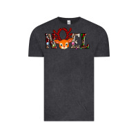 Vintage Black noel reindeer Vintage Tee - AdoDesignShop