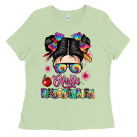 Matcha hello kindergarten Ladies Tee - texasbilliewilder