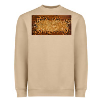 Mushroom wooden leopard glitter  license plate template Heavyweight Sweatshirt - BarkalooDesign