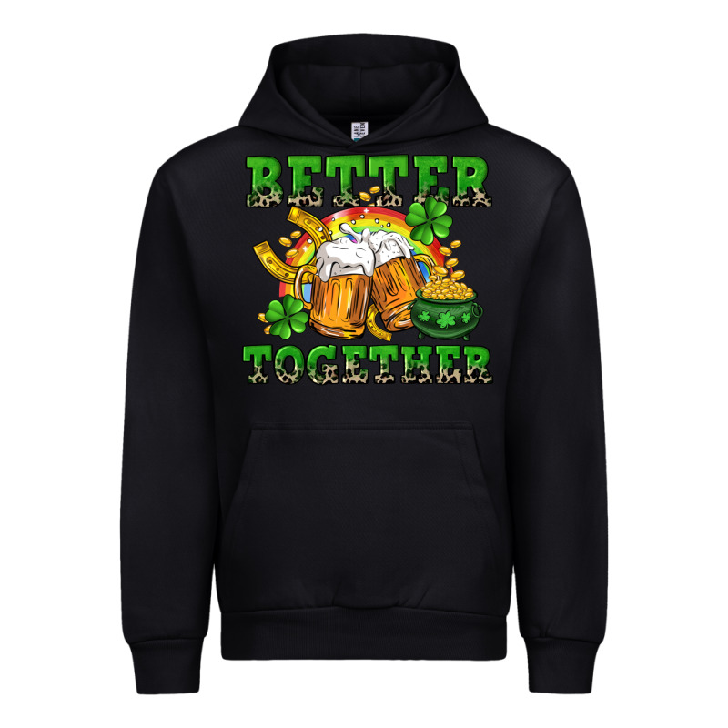 Better Together St. Patrick's Day Urban Hoodie by CowGirlArtShop | Teevron