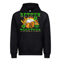 Black Better together St. Patrick's Day Urban Hoodie - CowGirlArtShop