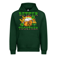 Forest Green Better together St. Patrick's Day Urban Hoodie - CowGirlArtShop