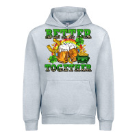 Heather Grey Better together St. Patrick's Day Urban Hoodie - CowGirlArtShop