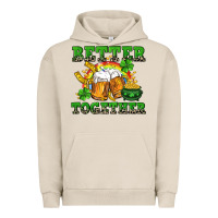 Pigment French Oak Better together St. Patrick's Day Urban Hoodie - CowGirlArtShop