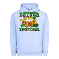 Pigment Grape Ice Better together St. Patrick's Day Urban Hoodie - CowGirlArtShop