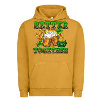 Pigment Peanut Butter Better together St. Patrick's Day Urban Hoodie - CowGirlArtShop
