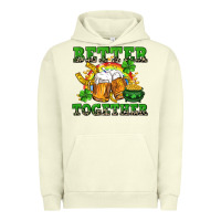 Pigment Pistachio Better together St. Patrick's Day Urban Hoodie - CowGirlArtShop