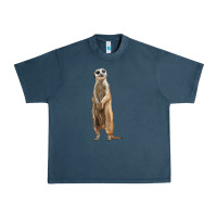 Midnight Navy Meerkat Urban Heavy Tee - LillyAllenDesigns