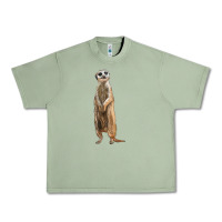 Oil Green Meerkat Urban Heavy Tee - LillyAllenDesigns