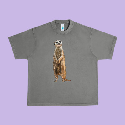 Meerkat Urban Heavy Tee Designed By Lillyallendesigns