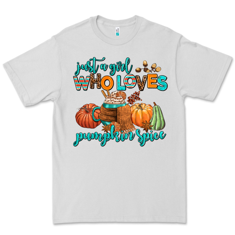 Just A Girl Who Loves Pumpkin Spice Premium Tee by AdoDesignShop | Teevron