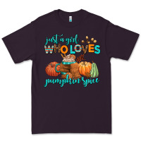 Plum just a girl who loves pumpkin spice Premium Tee - AdoDesignShop