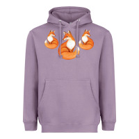 Lavender Three Little Foxes IN Fox Family I Gift Heavyweight Hoodie - Bettercallsaul