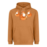 Meerkat Three Little Foxes IN Fox Family I Gift Heavyweight Hoodie - Bettercallsaul