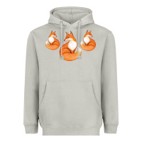 Moon Dust Three Little Foxes IN Fox Family I Gift Heavyweight Hoodie - Bettercallsaul