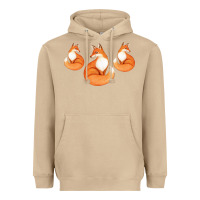 Mushroom Three Little Foxes IN Fox Family I Gift Heavyweight Hoodie - Bettercallsaul