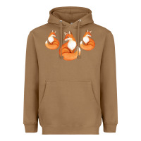 Toasted Coconut Three Little Foxes IN Fox Family I Gift Heavyweight Hoodie - Bettercallsaul
