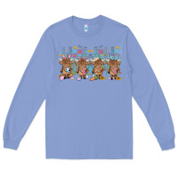 Colony Blue easter day baby highland cow Long Sleeve Tee - MaliasSmallBusiness