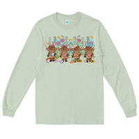 Matcha easter day baby highland cow Long Sleeve Tee - MaliasSmallBusiness