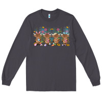 Smoke easter day baby highland cow Long Sleeve Tee - MaliasSmallBusiness