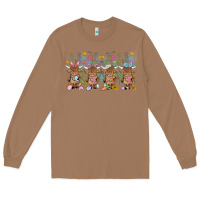 Toasted Coconut easter day baby highland cow Long Sleeve Tee - MaliasSmallBusiness