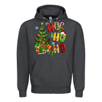 Smoke ho ho ho christmas Zipper Hoodie - MaliasSmallBusiness