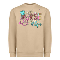 Mushroom nurse life Heavyweight Sweatshirt - BarkalooDesign