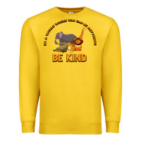 Lemon In a World Where You Can Be Anything Bee Kind Premium Sweatshirt - Bettercallsaul