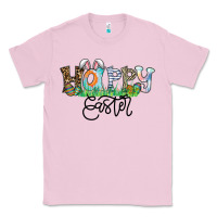 Bubblegum Pink Happy Easter Classic Tee - CowhideDigitalArt