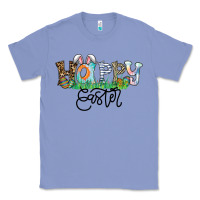 Colony Blue Happy Easter Classic Tee - CowhideDigitalArt