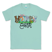 Seafoam Happy Easter Classic Tee - CowhideDigitalArt