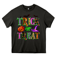 Asphalt trick or treat Heavy Core Tee - Zillion Design Studio