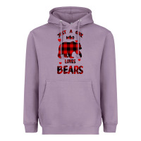 Lavender Just A Girl Who Loves Bears Heavyweight Hoodie - Bettercallsaul